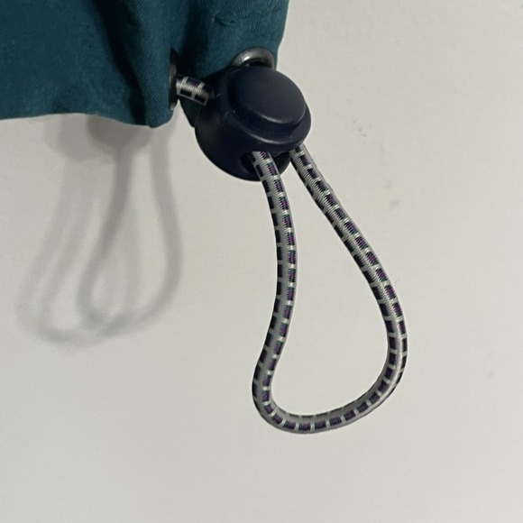 Vintage Columbia Sportswear Anorak Pullover Jacket Medium Teal Purple Hooded 90s - Picture 3 of 14